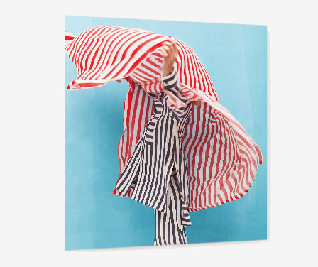 Ejemplo de cuadro con fotos en formato acrílico grande.